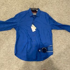 Robert Graham button down Ford GT shirt